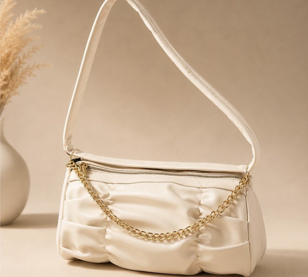Off-White Rounded Shoulder Bag