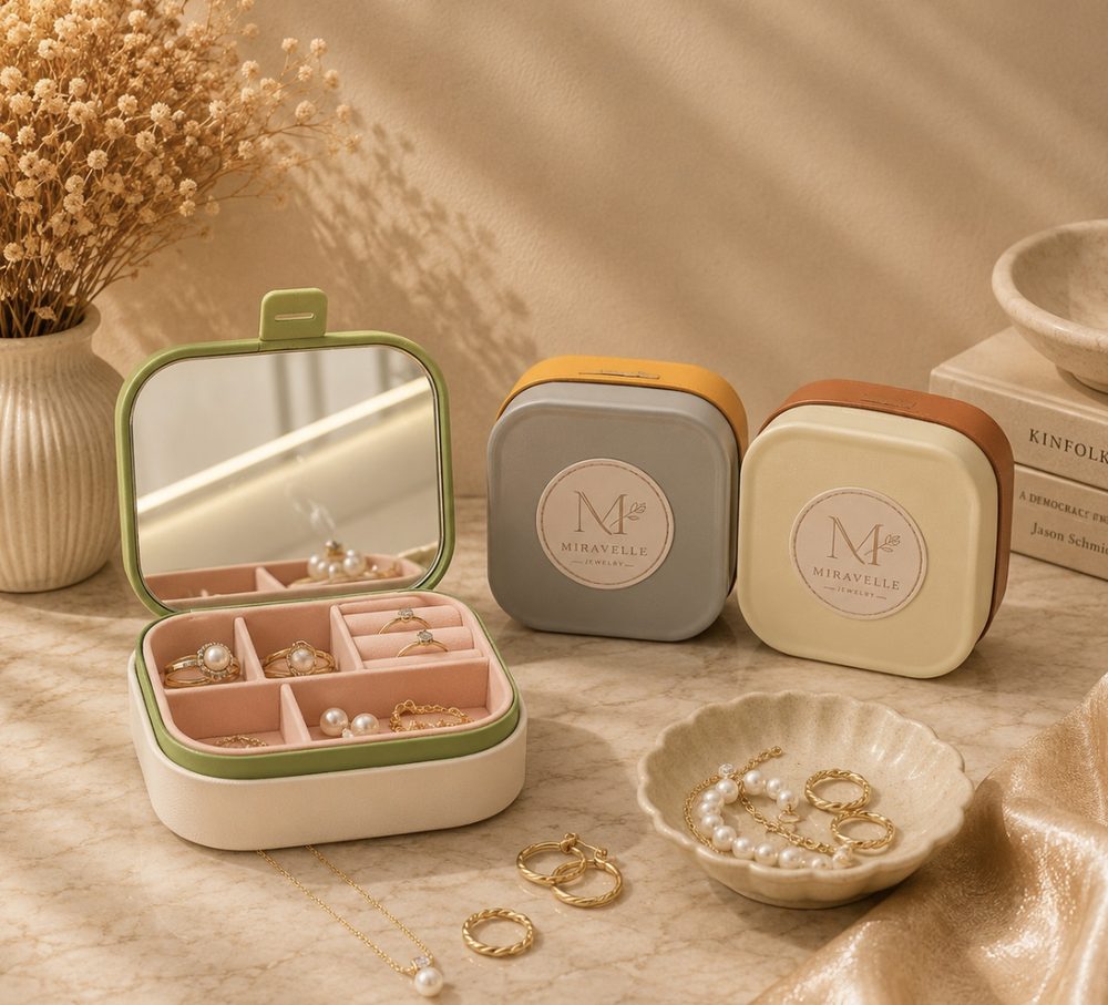 Portable Mini Jewellery Box